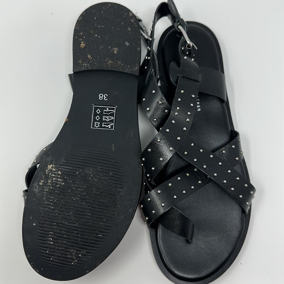Topshop Paige Strappy Studded Leather Sandals - Picture 12 of 13